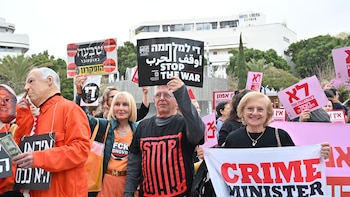 Al menos 18 detenidos en manifestaciones contra la guerra en Israel