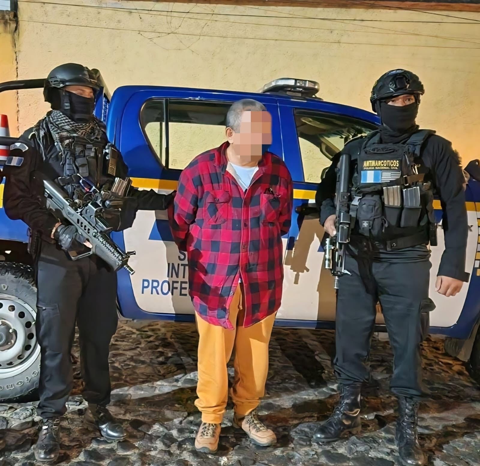 La Policía Nacional Civil de Guatemala capturó al colombiano Urias López Galeano, requerido por Estados Unidos por tres cargos de tráfico de cocaína. (PNCdeGuatemala)