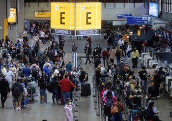 Aeropuerto en Brasil. FOTO: REUTERS/Roosevelt
