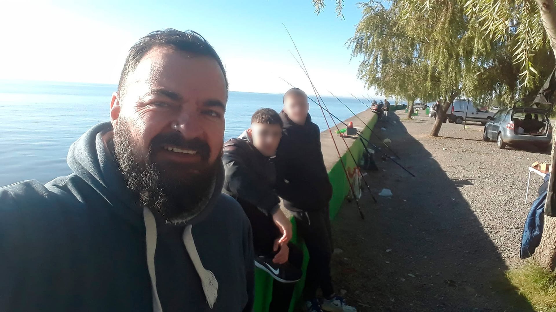 Sebastián Romegialli es otro de los tripulantes que era fanático de la pesca, según se puede ver en sus redes sociales