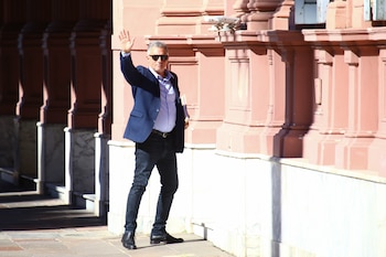 Peter Thiel en Casa Rosada