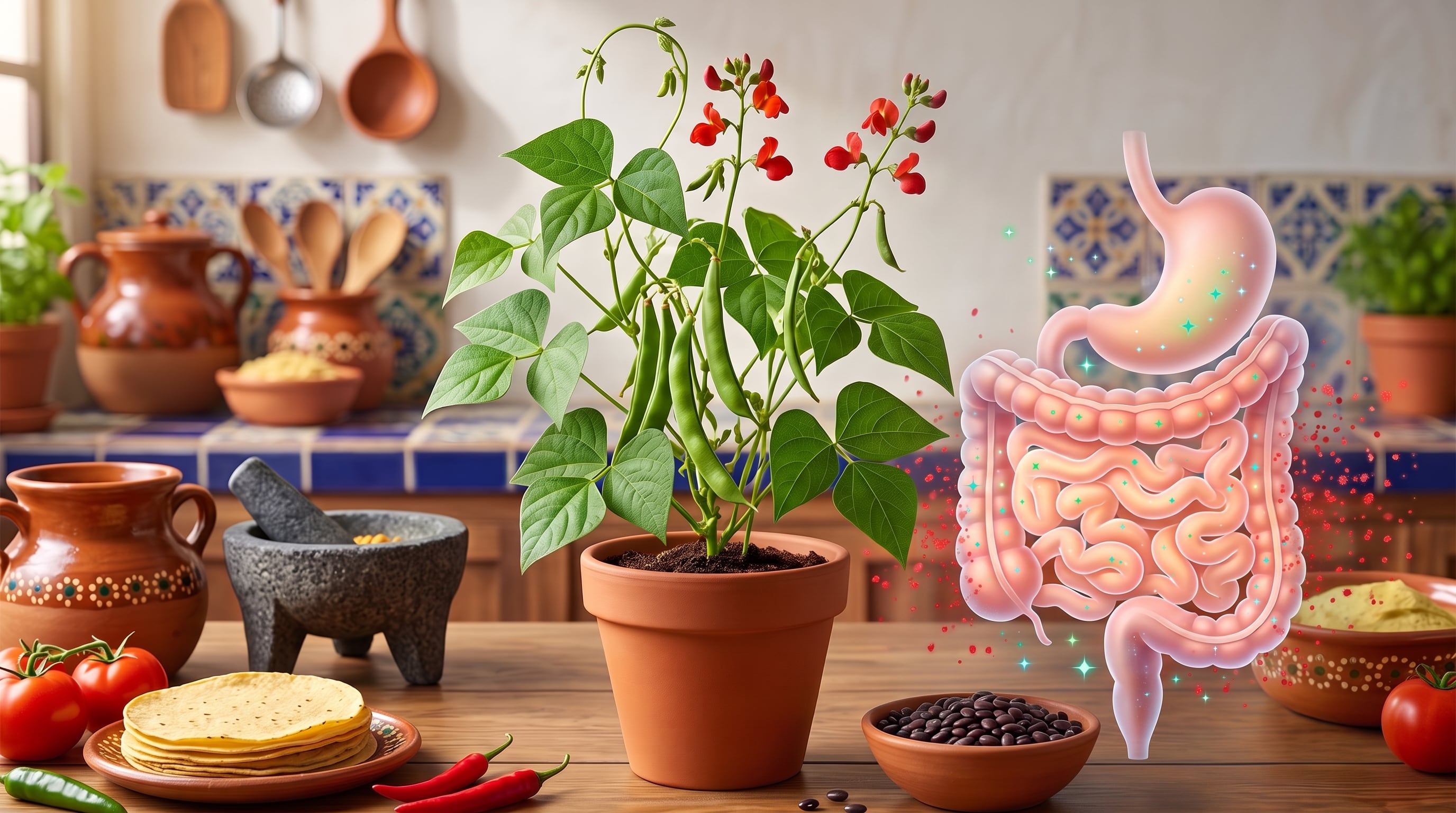 La flor de ayocote conserva un lugar en la cocina tradicional mexicana como quelite, aunque la investigación sobre sus propiedades nutricionales todavía es limitada. (Imagen Ilustrativa Infobae)