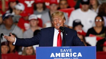 Trump: muy arropado en la