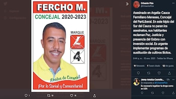 Fermiliano Meneses, concejal de Argelia,