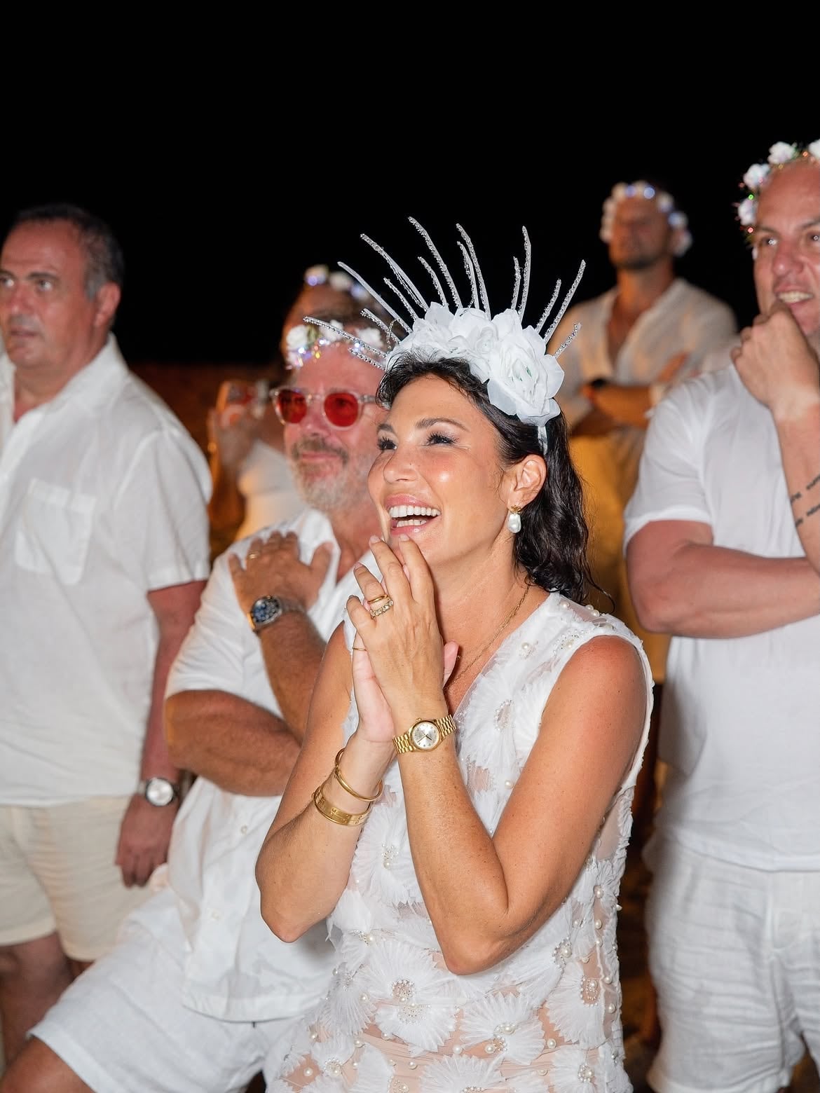 Celina Rucci celebró sus 50 años con una fiesta frente al mar en el Caribe (Instagram)