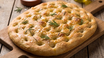 Receta de focaccia toscana, rápida y fácil