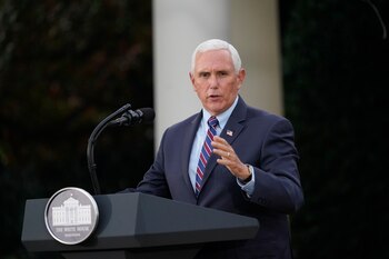 En la imagen, el exvicepresidente