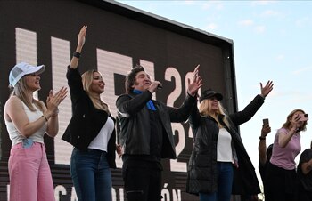 Javier Milei, en Rosario, en