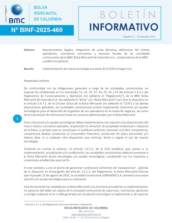 La empresa Comiagro, encargada de