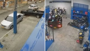 Hurto de concesionario de motos