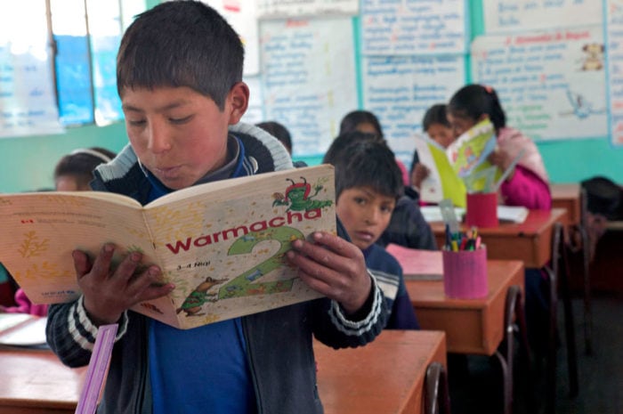 Imagen de educación Intercultural Bilingüe - Andina