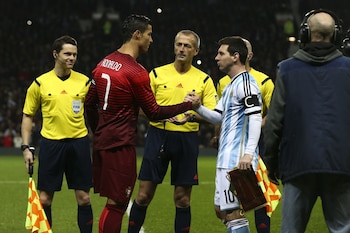 Messi y Cristiano. (EFE)