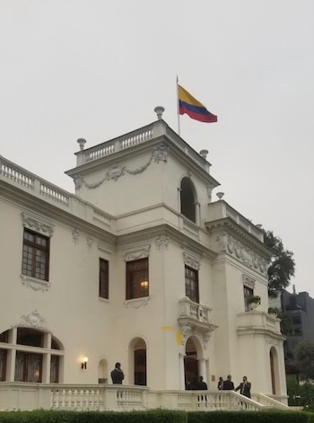 Embajada de Colombia en Perú - crédito Captura de Pantalla X