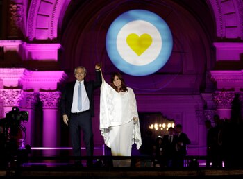 Alberto Fernández y Cristina Kirchner
