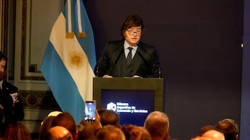 Javier Milei en el Council de las Americas