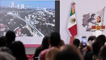 Claudia Sheinbaum durante la mañanera