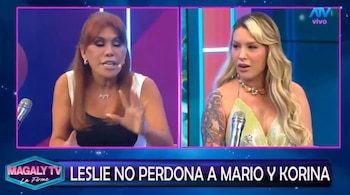 “Me mandó rosas y violines”: Leslie Shaw expone intento de Mario Hart por recuperarla. Captura: Magaly TV La Firme.