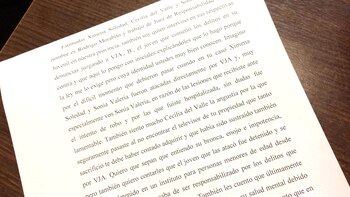 La carta que el juez