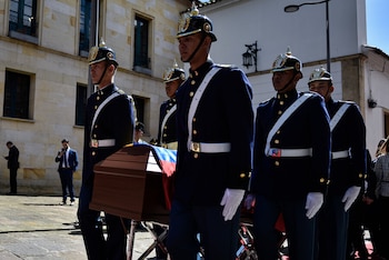 El cuerpo de Germán Vargas Lleras será trasladado a la Catedral Primada este lunes para la ceremonia de exequias - crédito Colprensa