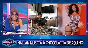 Hallan muerta a Raiza Martínez, ‘La Chocolatita’, influencer relacionada con Pedro Aquino. Captura: Magaly Tv La Firme.