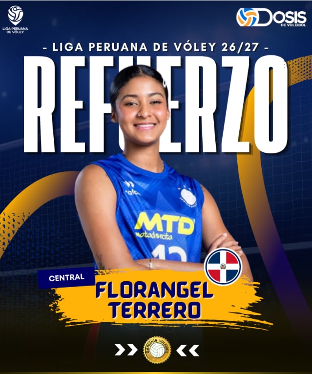 Florangel Terrero se queda en Deportivo Géminis para la Liga Peruana de Vóley 2026/2027. (Dosis voleibol)