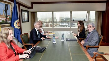 ANÍBAL FERNÁNDEZ REUNIÓN ESPAÑA