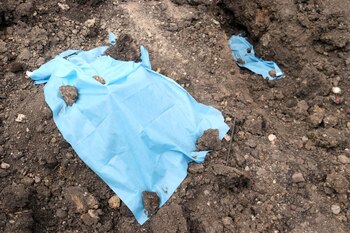 Restos encontrados por parte de