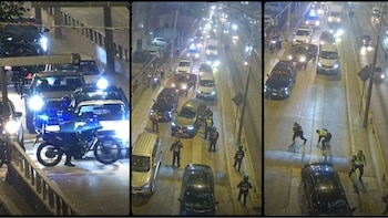 El video de la intervención policial en Miraflores, registrado la noche del 12 de mayo, muestra cómo una banda de asaltantes logró escapar pese a estar rodeada por efectivos de la PNP