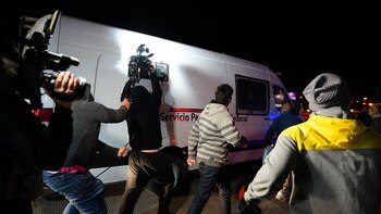 La camioneta en la que