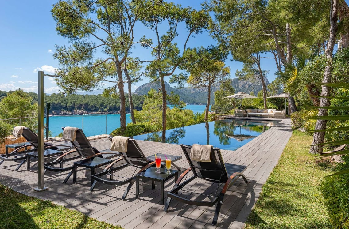 Imagen de la vivienda en venta de Alfonso Cortina y Miryam Lapique en Mallorca. (Savills)