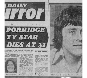 Richard Beckinsale murió repentinamente de