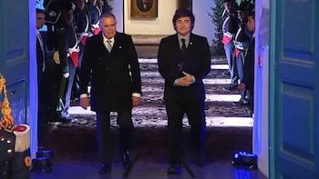 Javier Milei falou em Tucumán durante a vigília de 9 de julho