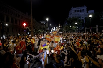 Final Copa Mundial de la FIFA 2026 – Argentina Vs España - Festejos España