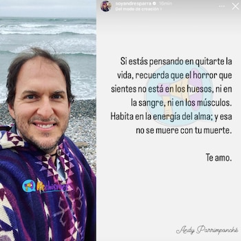 Andrés Parra compartió una emotiva