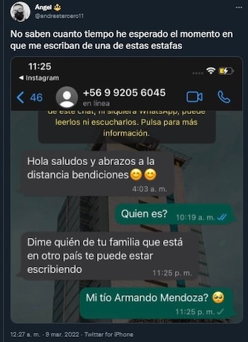 Conversación 1. Captura de Twitter.