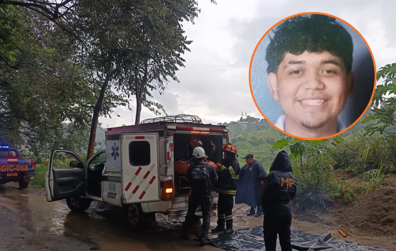 Los Bomberos Municipales Departamentales localizaron el cuerpo del adolescente José David Barrios Barrios en un afluente de Villa Nueva. (Bomberos Municipales Departamentales)