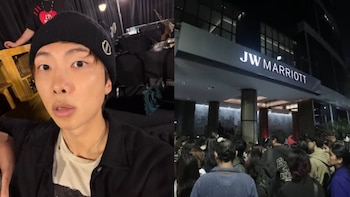 RM, líder de BTS, pide al Army del Perú que no permanezcan frente al hotel: “No podemos descansar”