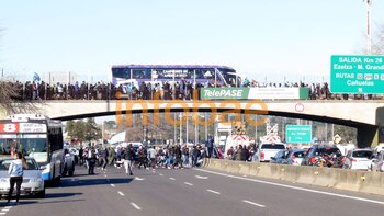 Llegada de los micros de