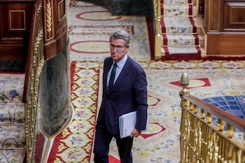 El presidente del PP, Alberto