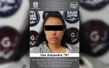 La mujer actuó con dos