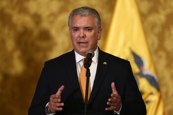 El presidente de Colombia, Iván