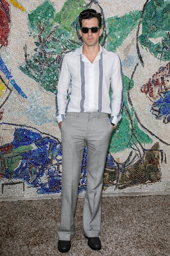 Mark Ronson se mostró como