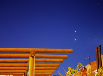 Júpiter y Saturno acercándose a