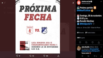 América de Cali vs. Millonarios