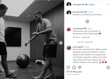 Giménez ha compartido a través