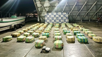 Armada logró incautar dos toneladas