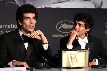 Javier Calvo y Javier Ambrossi, pareja profesional. (EFE/EPA/HODA DAVAINE / POOL)