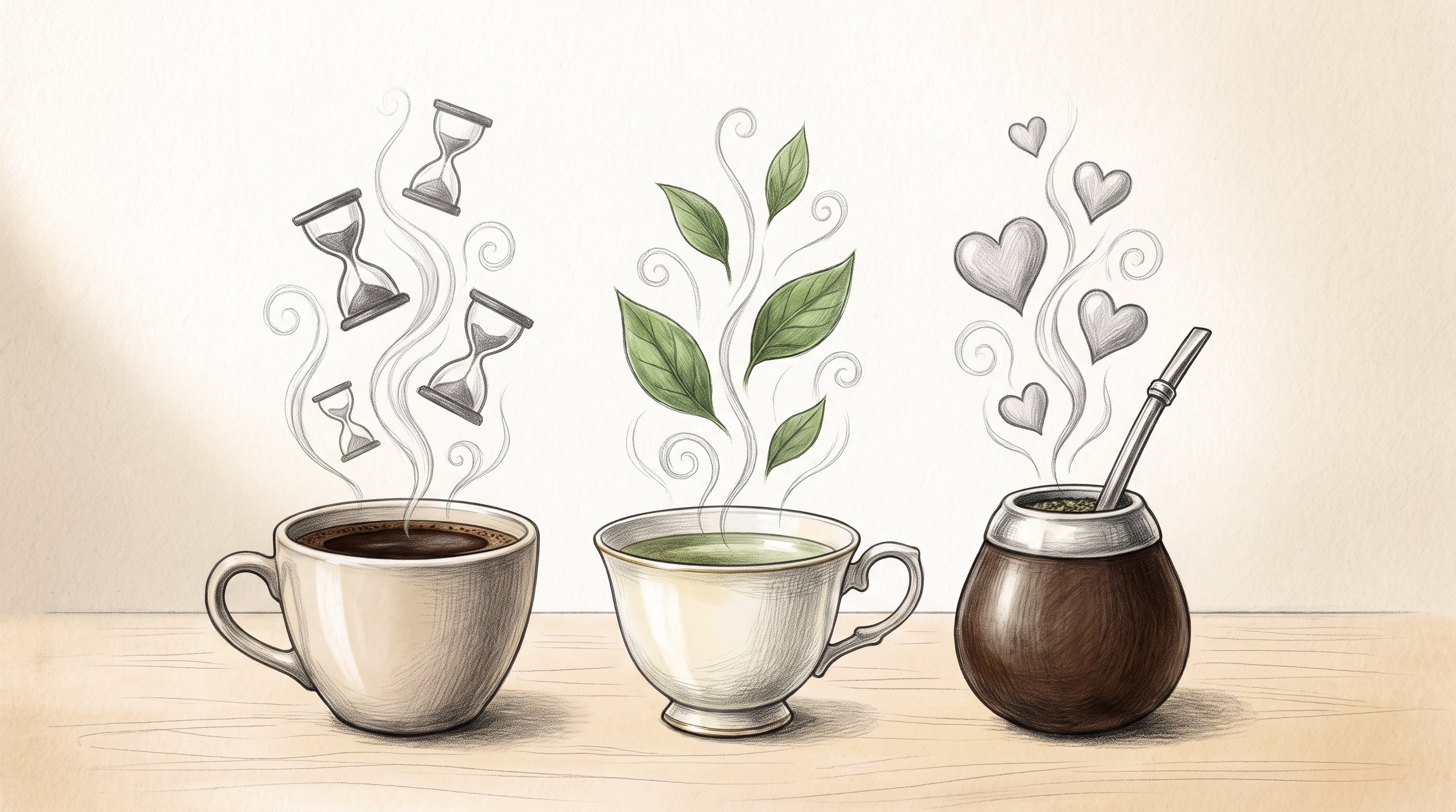 El consumo habitual de café, té y mate se vincula con beneficios para la salud y la longevidad, según Sebastián La Rosa (Imagen Ilustrativa Infobae)