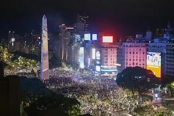 Final Copa Mundial de la FIFA 2026 – Argentina Vs España - Festejos obelisco