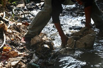 La contaminación de este cuerpo